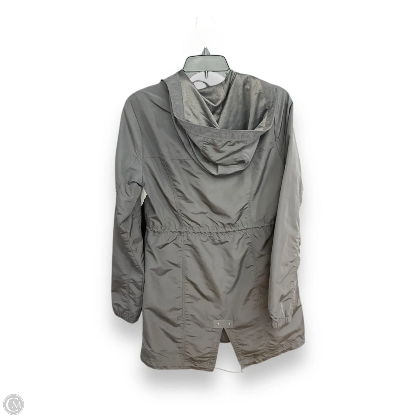 Jacket Windbreaker By Abercrombie And Fitch In Grey, Size: Xs