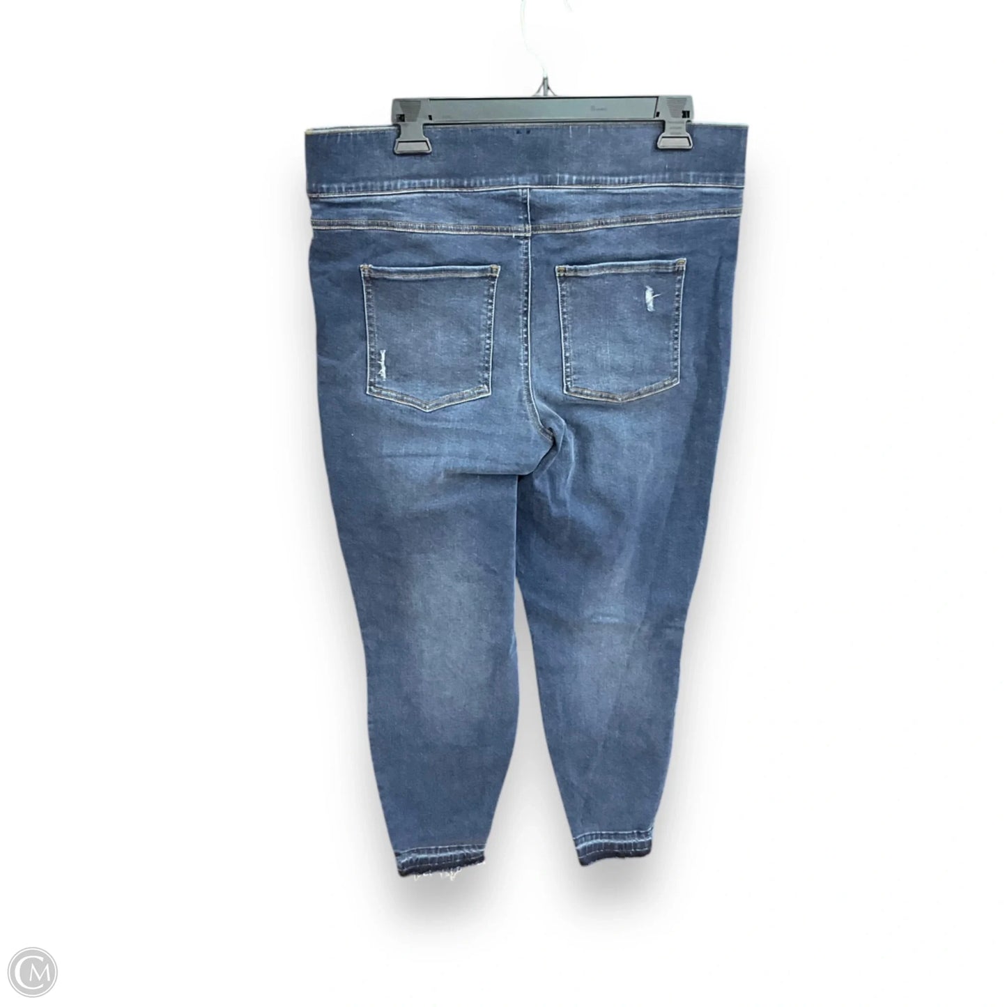 Jeans Skinny By Spanx In Blue, Size: 1x