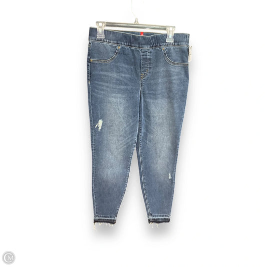 Jeans Jeggings By Spanx In Blue Denim, Size: L