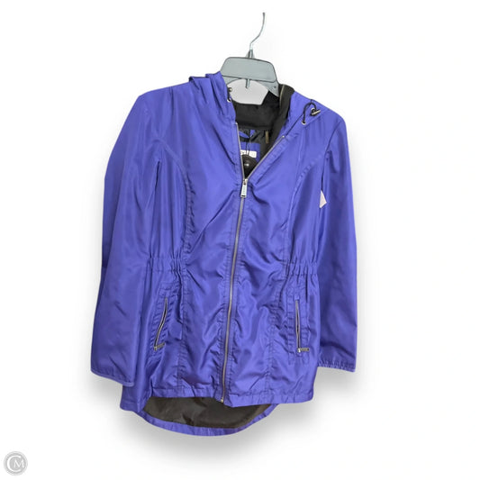 Coat Raincoat By Dkny In Purple, Size: S