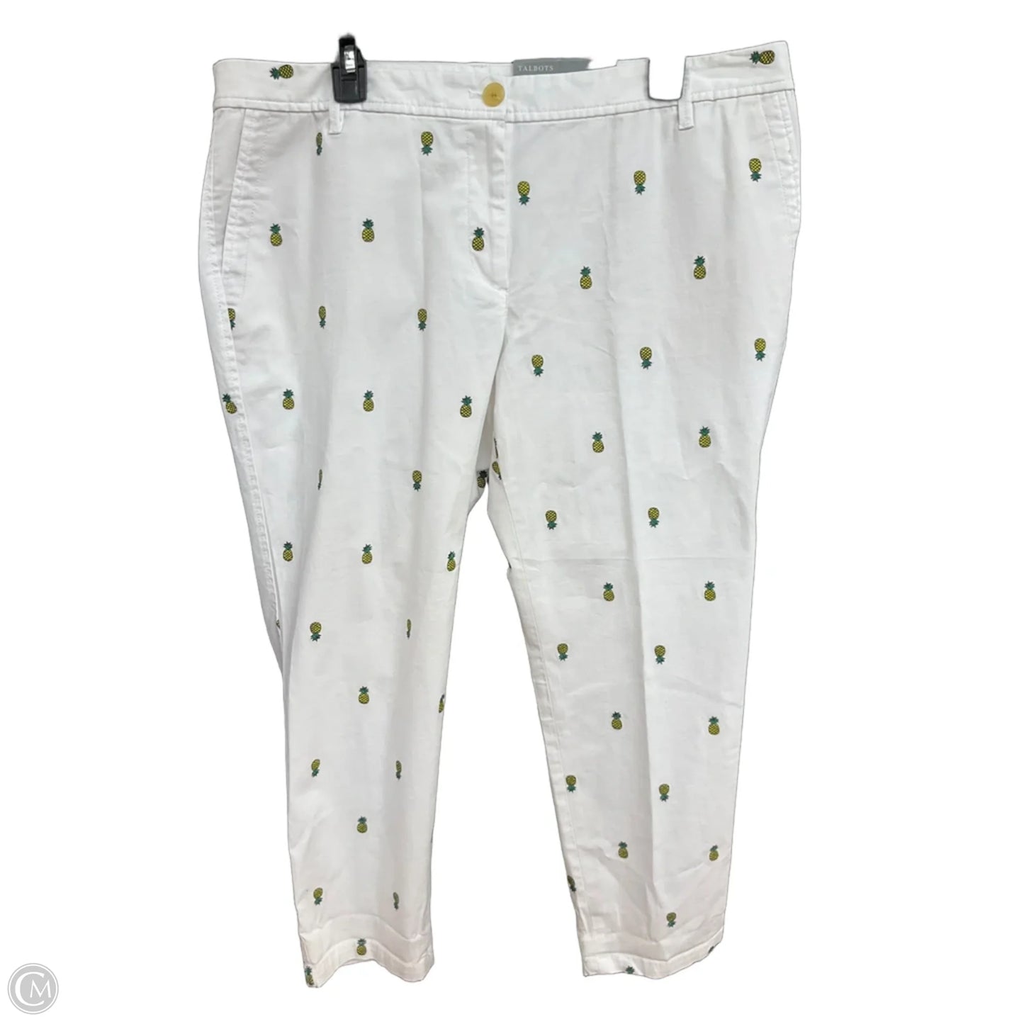 Pants Cropped By Talbots In White, Size: 14p