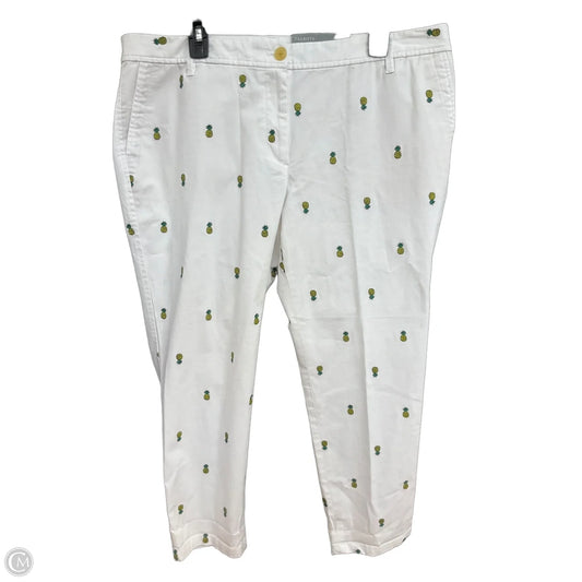 Pants Cropped By Talbots In White, Size: 14p