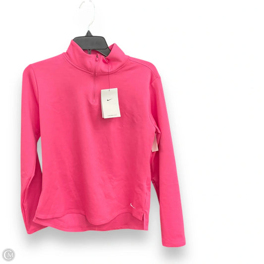 Athletic Sweatshirt Crewneck By Nike Apparel In Pink, Size: M