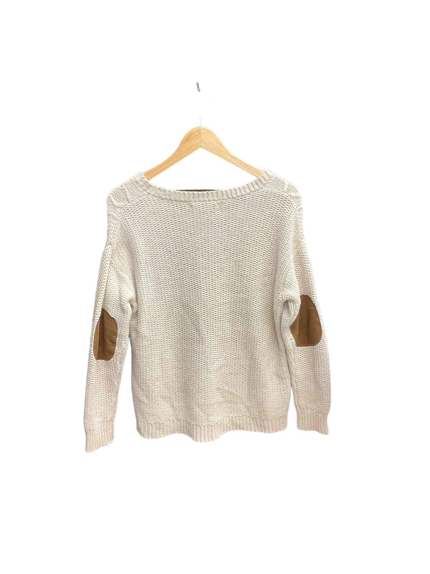 Cream Sweater Clothes Mentor, Size M