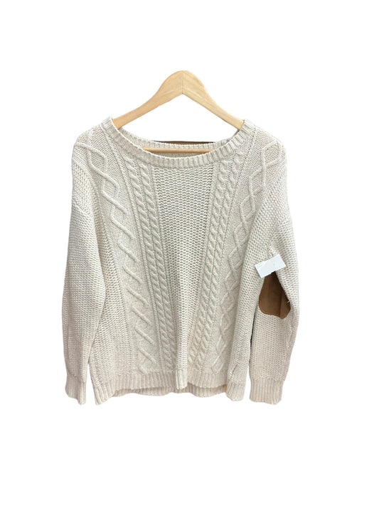 Cream Sweater Clothes Mentor, Size M