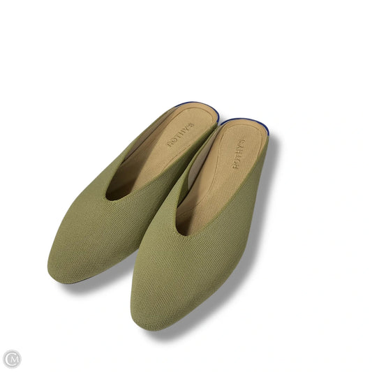 Shoes Flats By Rothys In Green, Size: 11