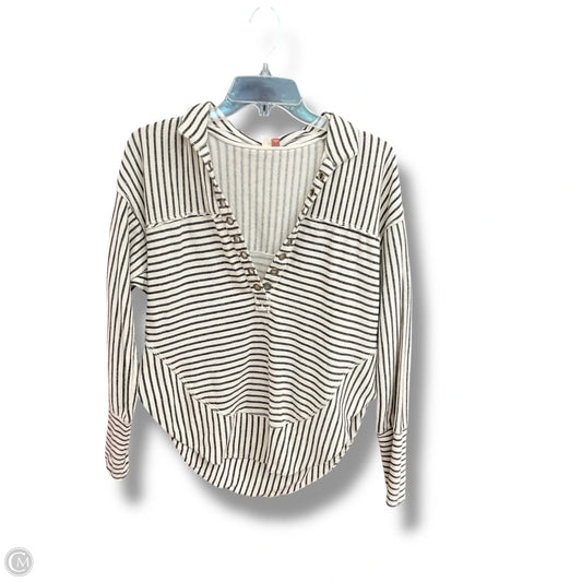 Top Long Sleeve By Pilcro In Striped Pattern, Size: Xxs