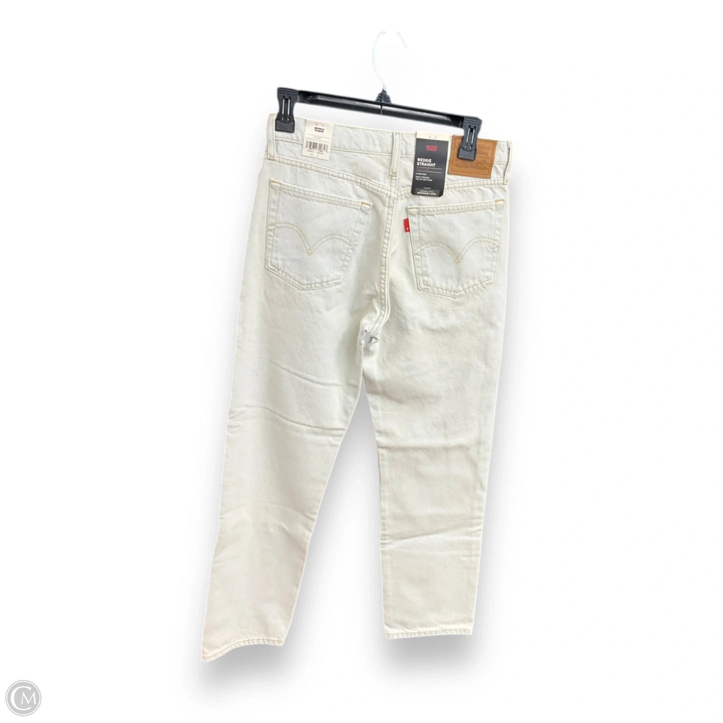 Jeans Straight By Levis In Blue Denim, Size: 4