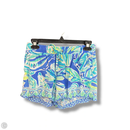 Shorts Designer By Lilly Pulitzer In Blue & Green, Size: Xs
