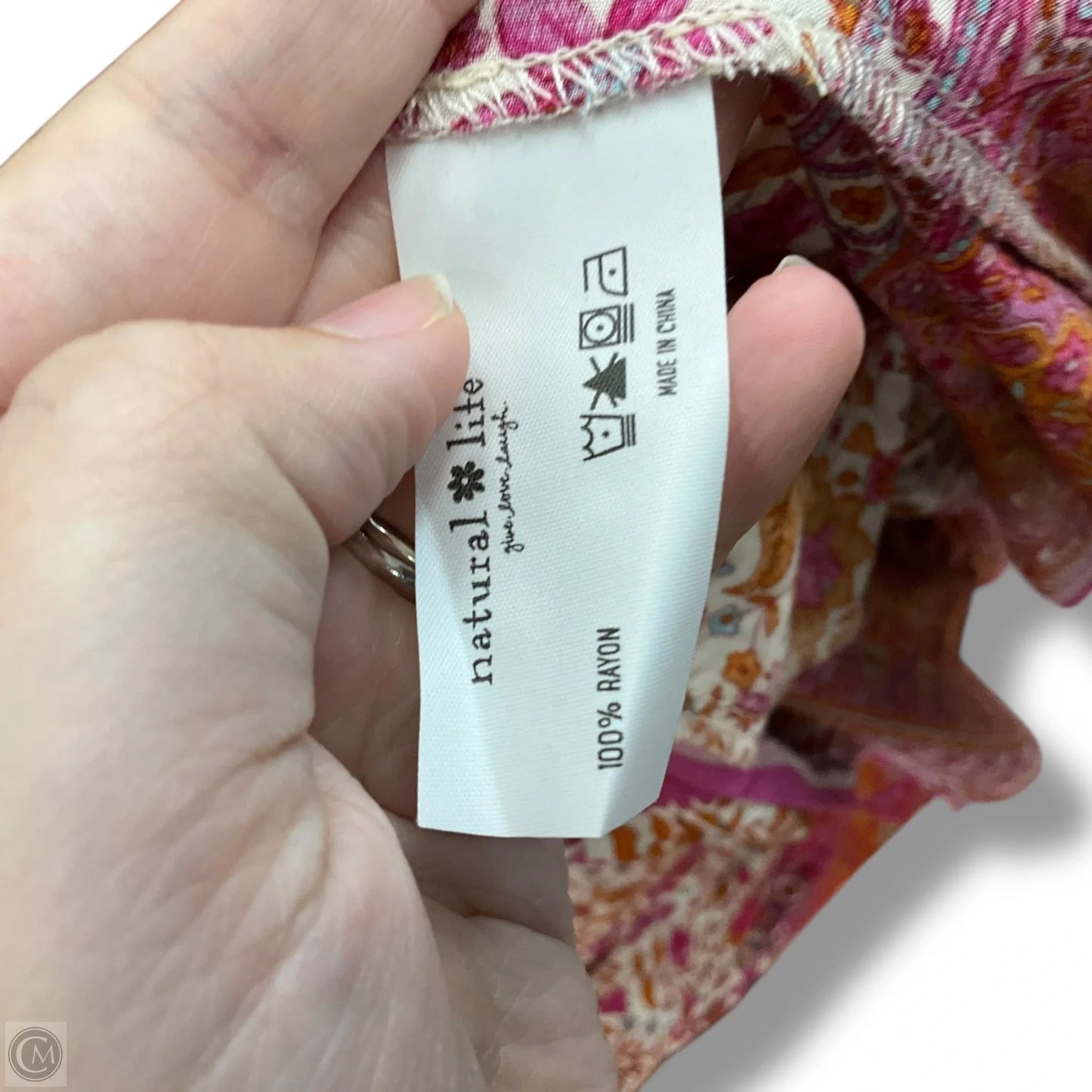 Dress Casual Midi By Natural Life In Floral Print, Size: L