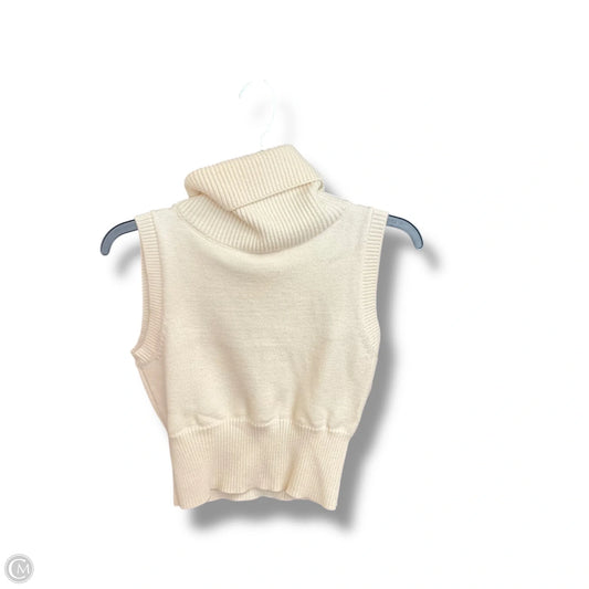 Vest Sweater By Zara In Cream, Size: Xs