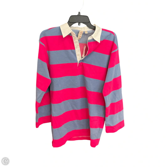 Top Long Sleeve By Dolan Left Coast In Striped Pattern, Size: Xs