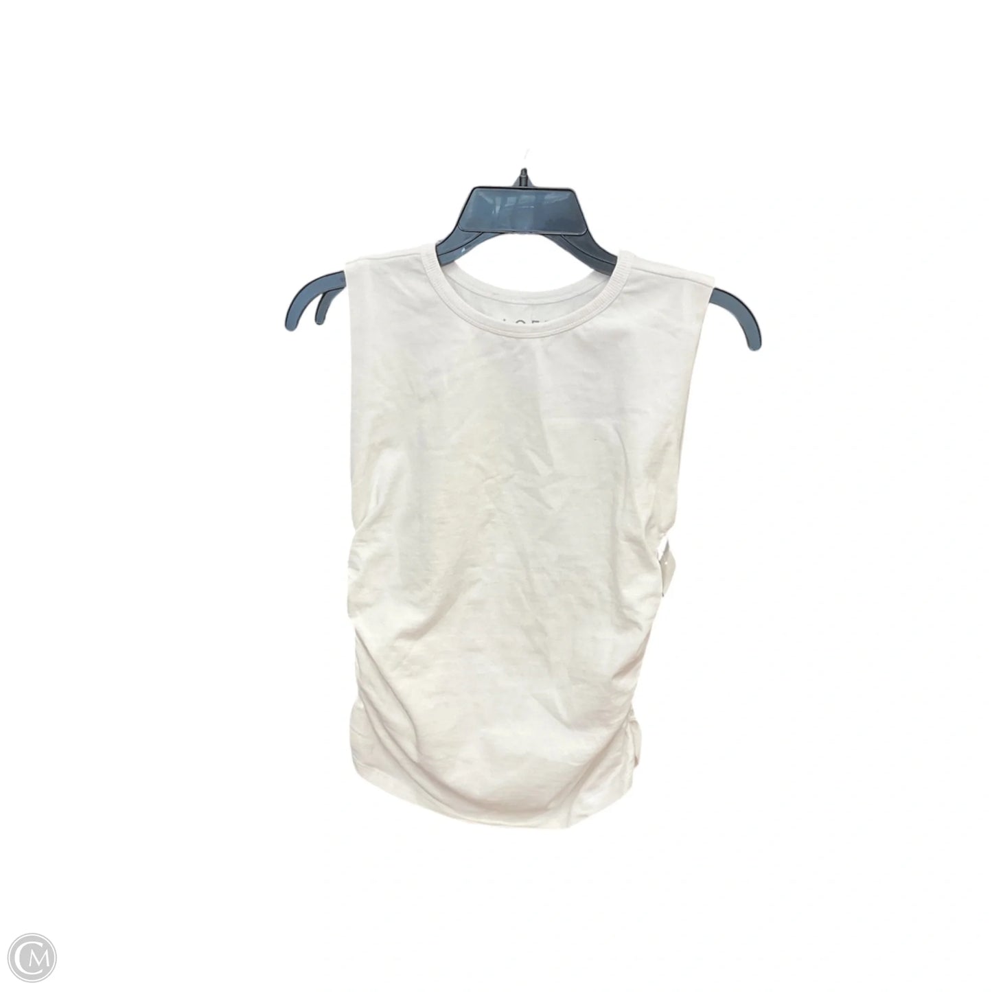 Top Sleeveless Basic By Loft In White, Size: M