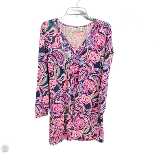 Dress Designer By Lilly Pulitzer In Pink Denim, Size: M