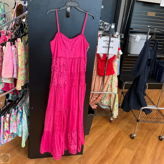 Dress Casual Maxi By Anthropologie In Pink, Size: M