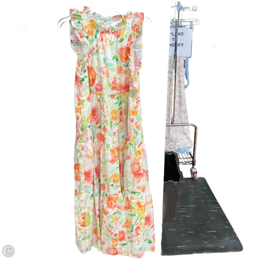 Dress Casual Maxi By Anna Grace In Floral Print, Size: L