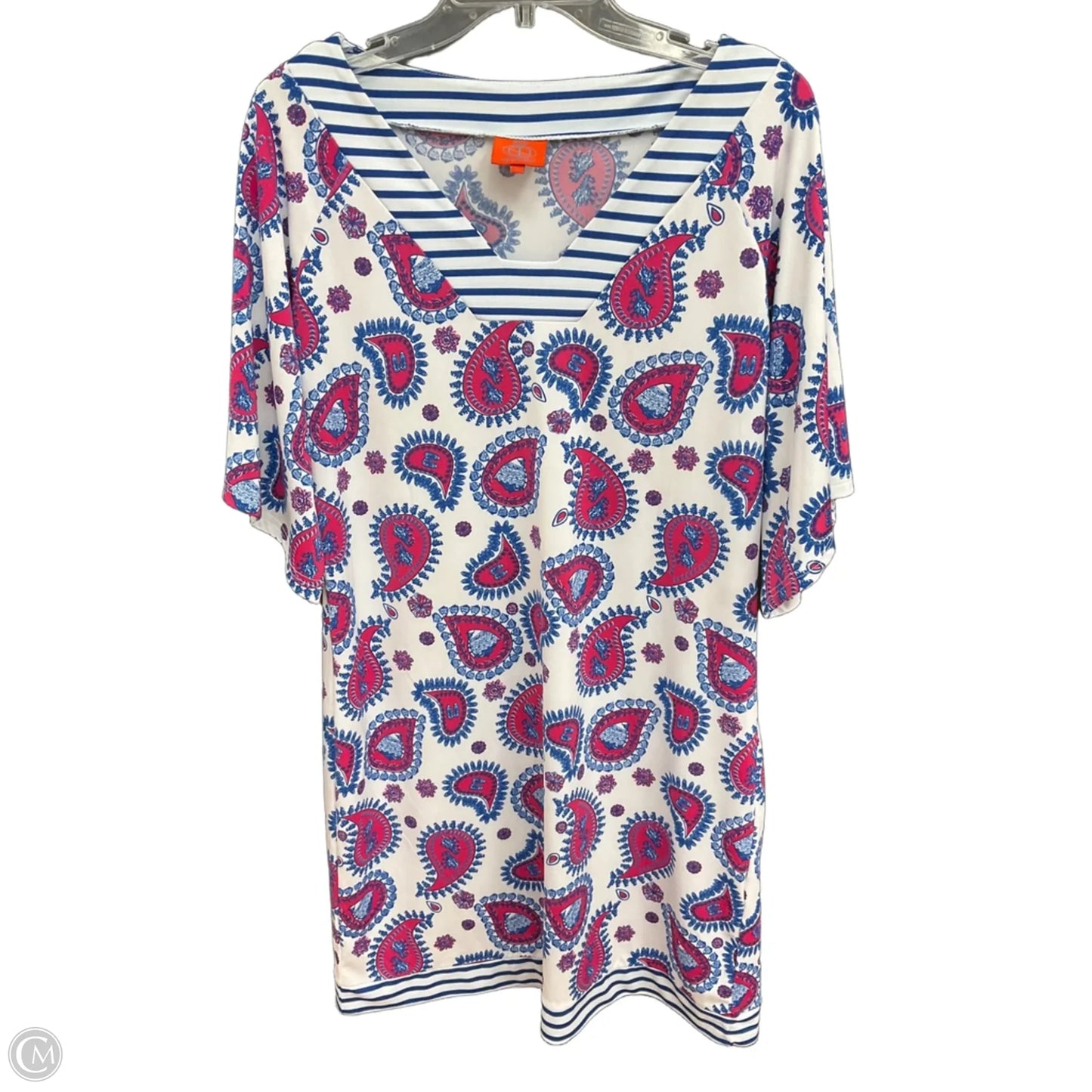 Dress Casual Short By Tracy Negoshian In Geometric Pattern, Size: L