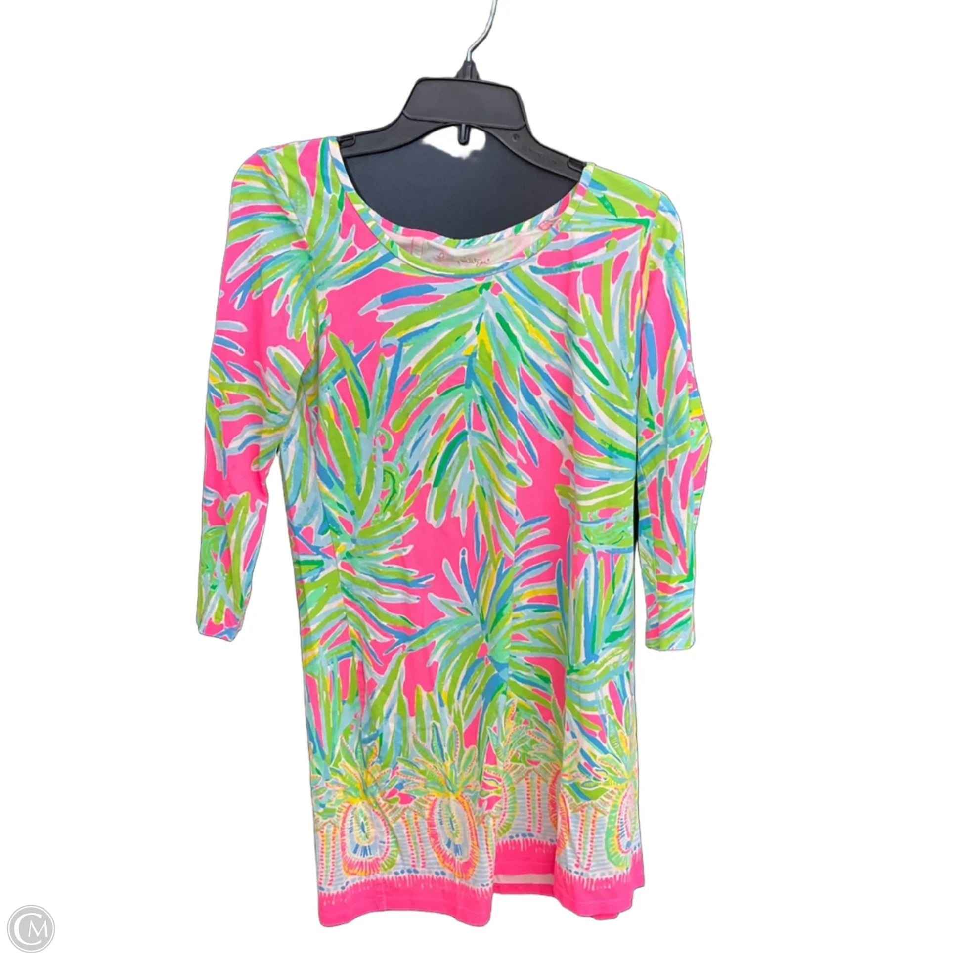 Dress Designer By Lilly Pulitzer In Green & Pink, Size: M – Clothes Mentor Upper Arlington OH #105 Dress Designer By Lilly Pulitzer In Green & Pink, Size: M – Clothes Mentor Upper Arlington OH #105