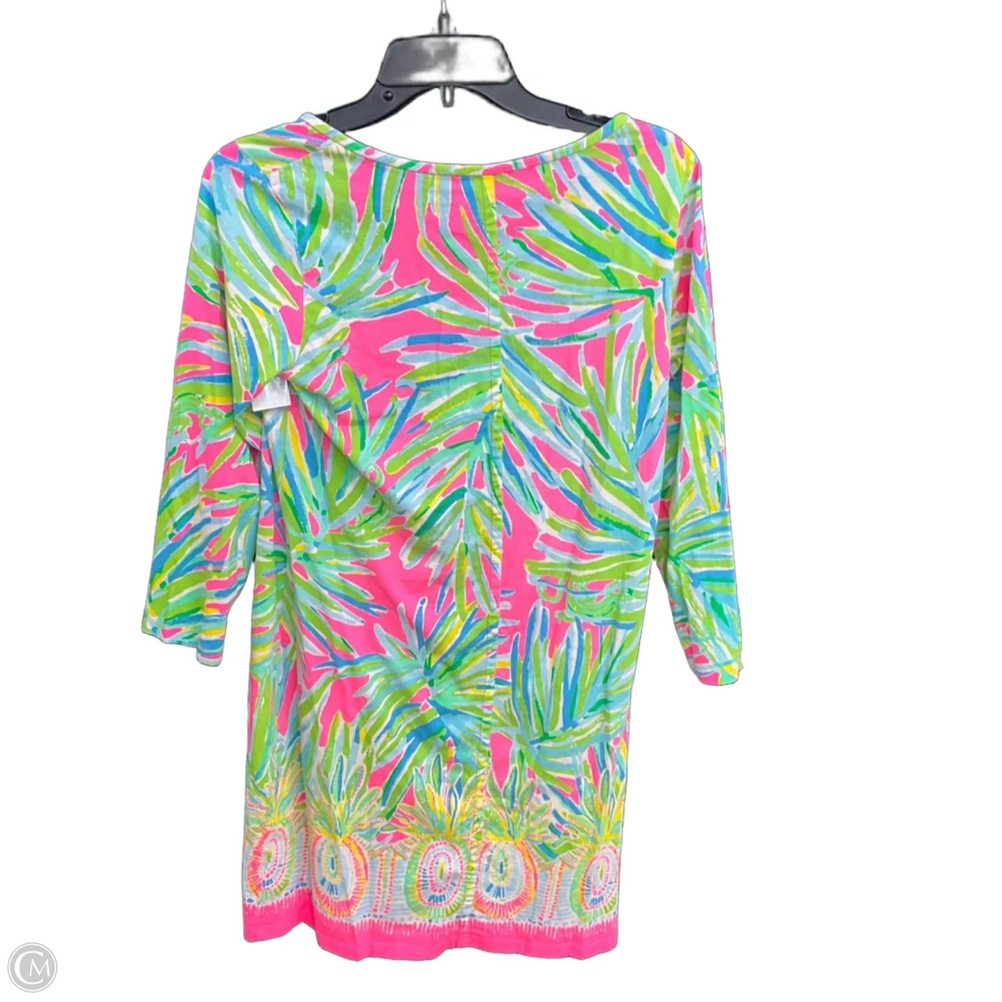 Dress Designer By Lilly Pulitzer In Green & Pink, Size: M