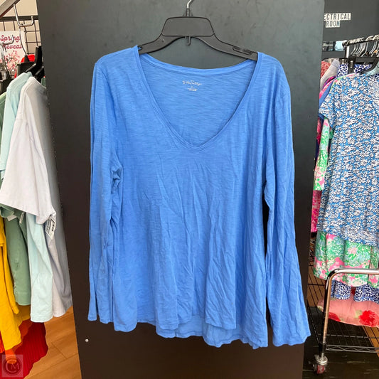 Top Long Sleeve Designer By Lilly Pulitzer In Blue, Size: Xl