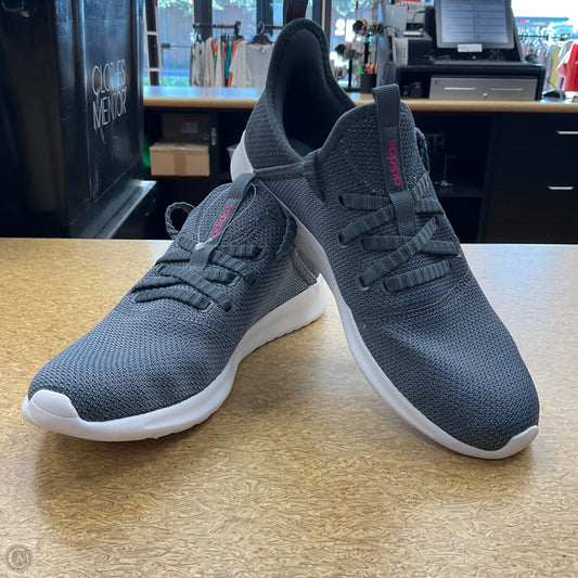 Shoes Athletic By Adidas In Grey, Size: 10