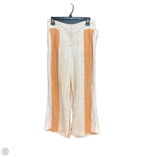 Pants Linen By Anthropologie In Striped Pattern, Size: 2