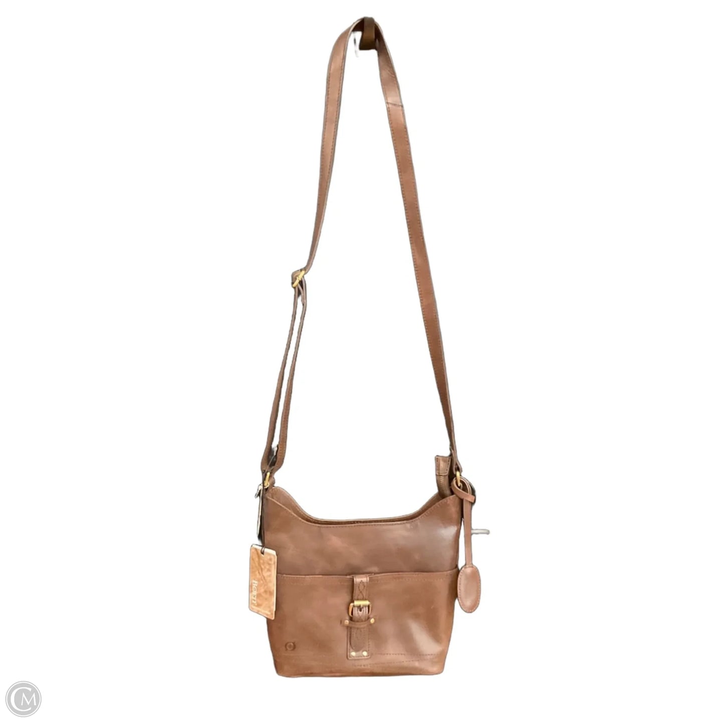Crossbody Leather By Born, Size: Small