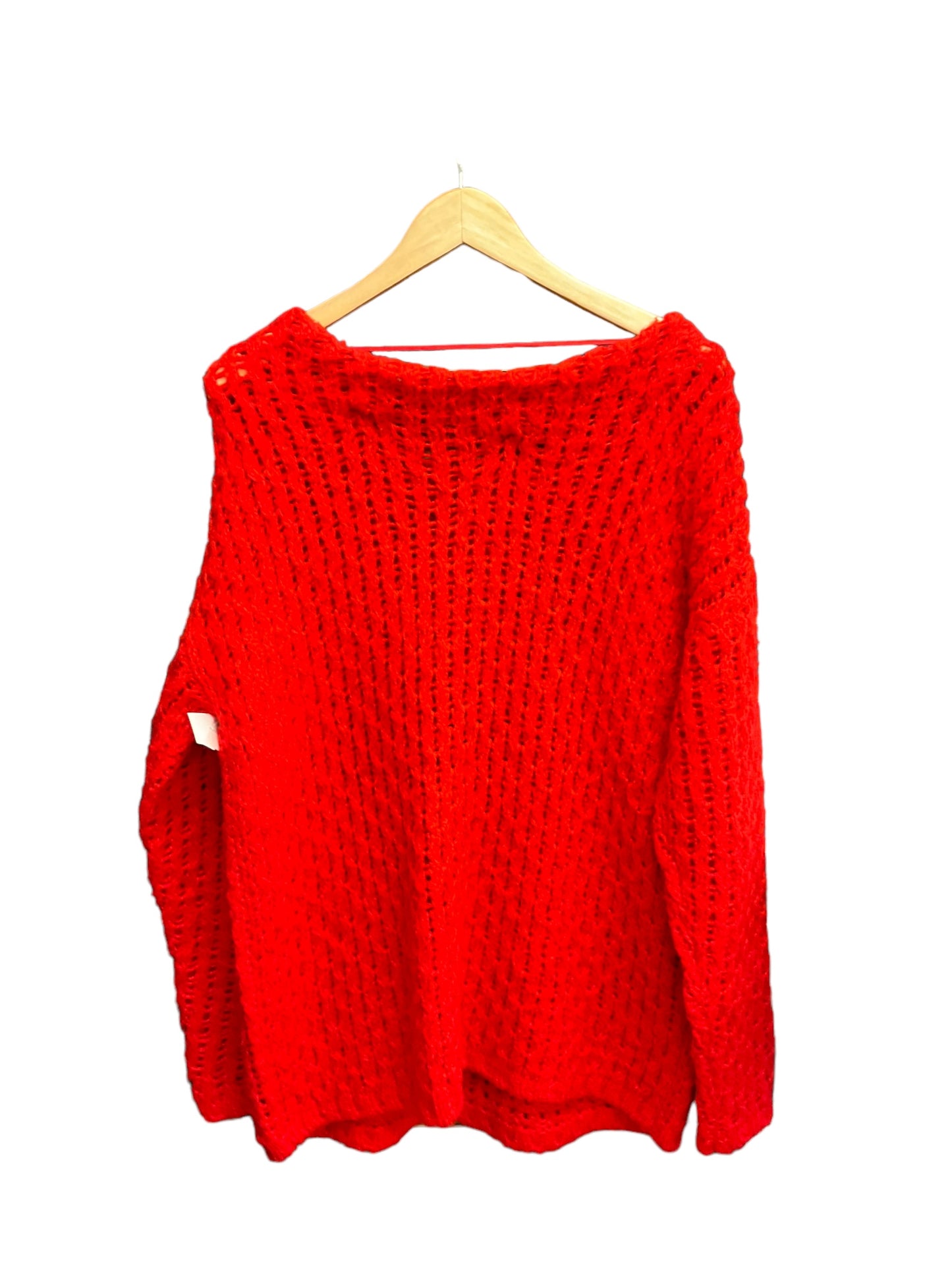 Sweater By Peace Love World In Red, Size: M