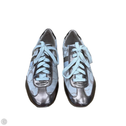 Shoes Designer By Coach In Brown & Cream, Size: 7