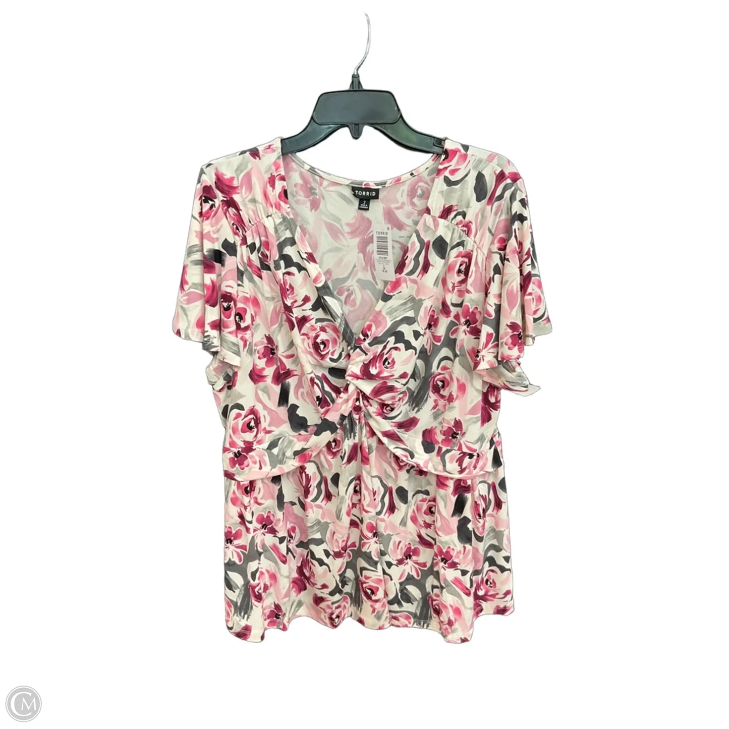 Top Sleeveless By Torrid In Floral Print, Size: 2