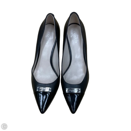Shoes Designer By Coach In Black, Size: L