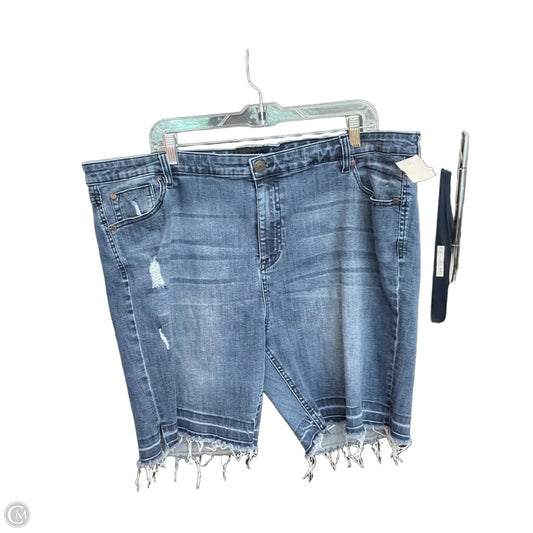 Shorts By Celebrity Pink In Blue Denim, Size: 22