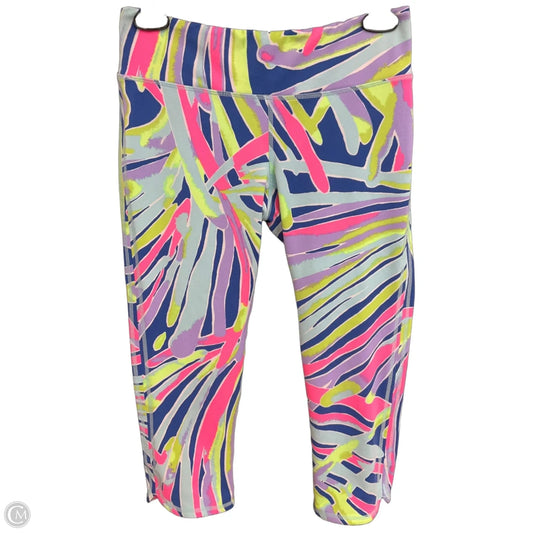 Capris Designer By Lilly Pulitzer In Geometric Pattern, Size: M
