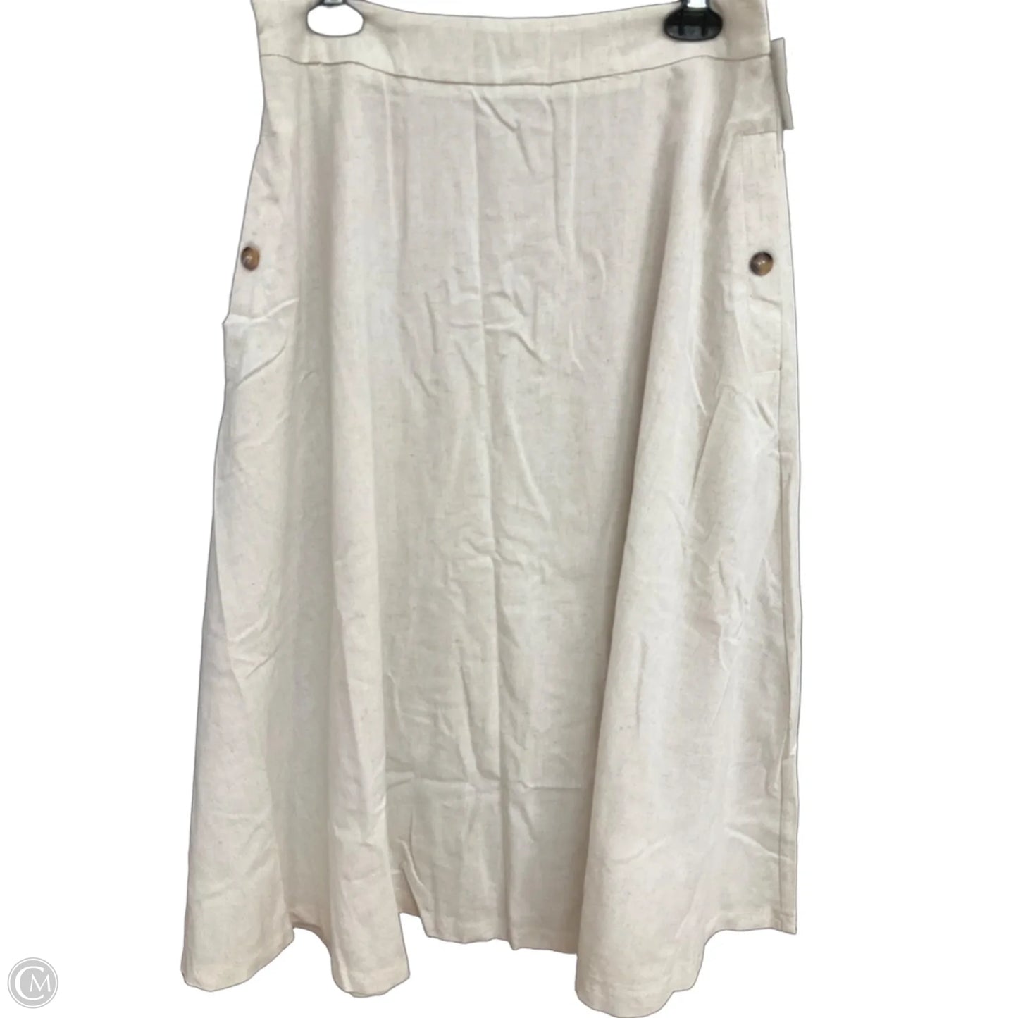 Skirt Maxi By Cmc In Cream, Size: L