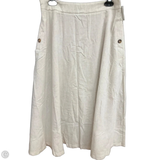 Skirt Maxi By Cmc In Cream, Size: L