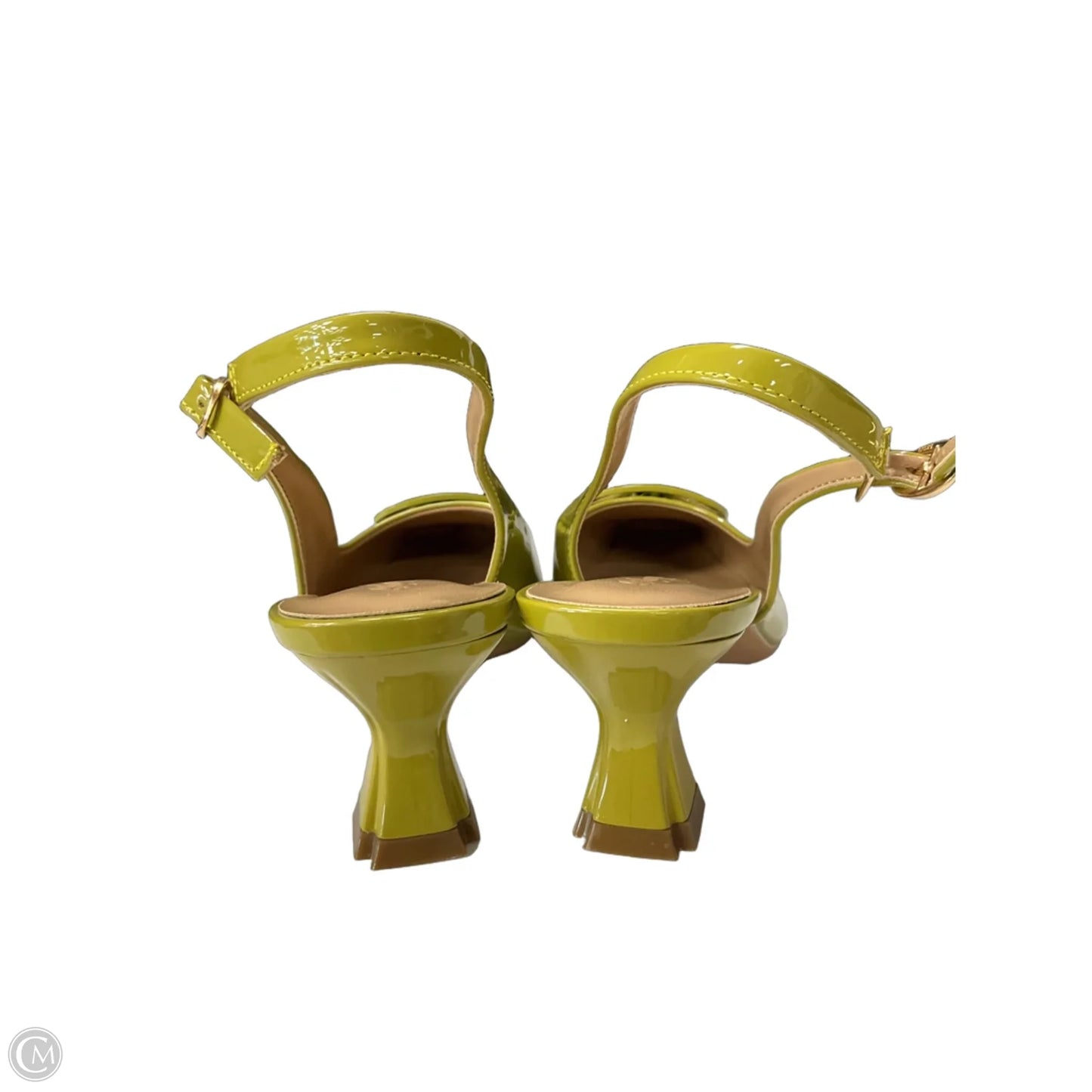 Shoes Heels Kitten By Cmb In Green, Size: 8.5