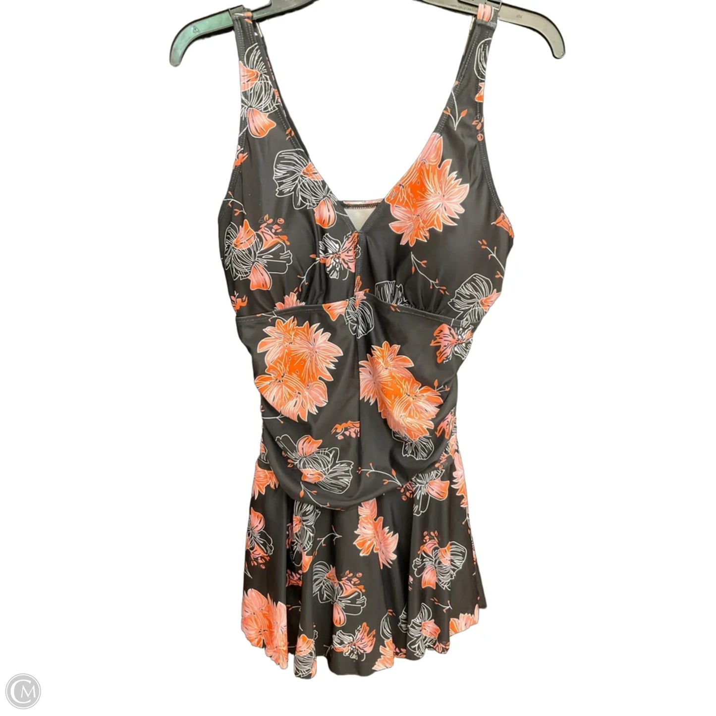 Swimsuit By Clothes Mentor In Floral Print, Size: Xl