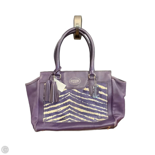 Handbag Designer By Coach, Size: Large