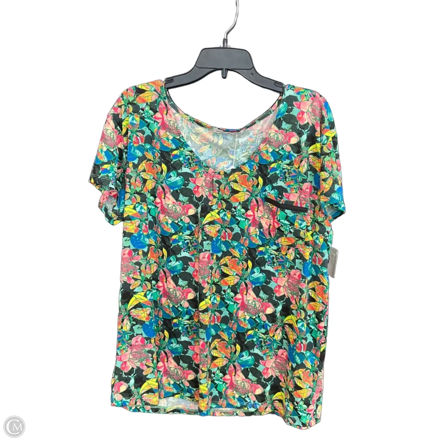 Top Sleeveless By Clothes Mentor In Floral Print, Size: 2x