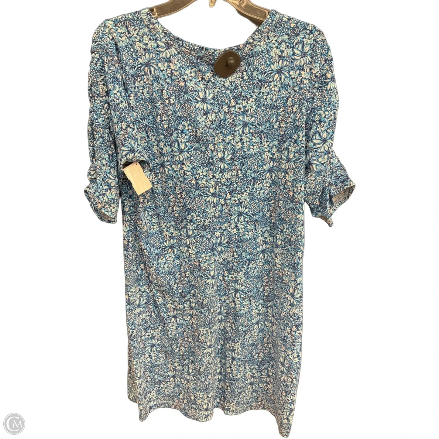 Dress Designer By Lilly Pulitzer In Blue & White, Size: Xl