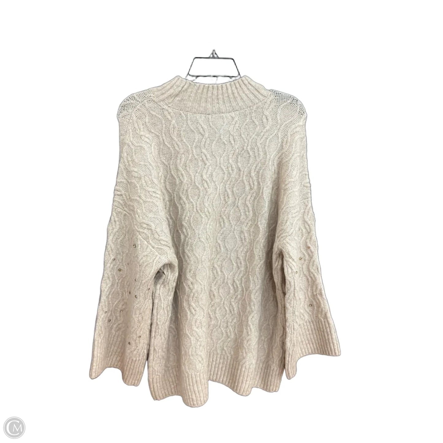 Sweater By Chicos In Tan, Size: 3x