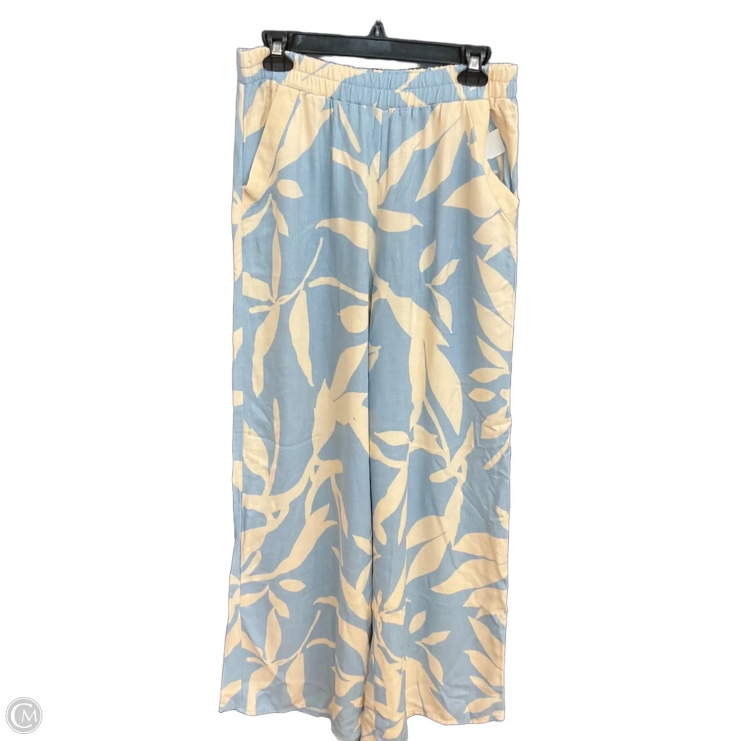 Pants Set 2pc By Sienna Sky In Cream Denim, Size: L