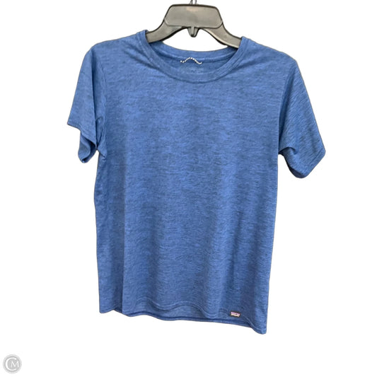 Athletic Top Short Sleeve By Patagonia In Blue, Size: M