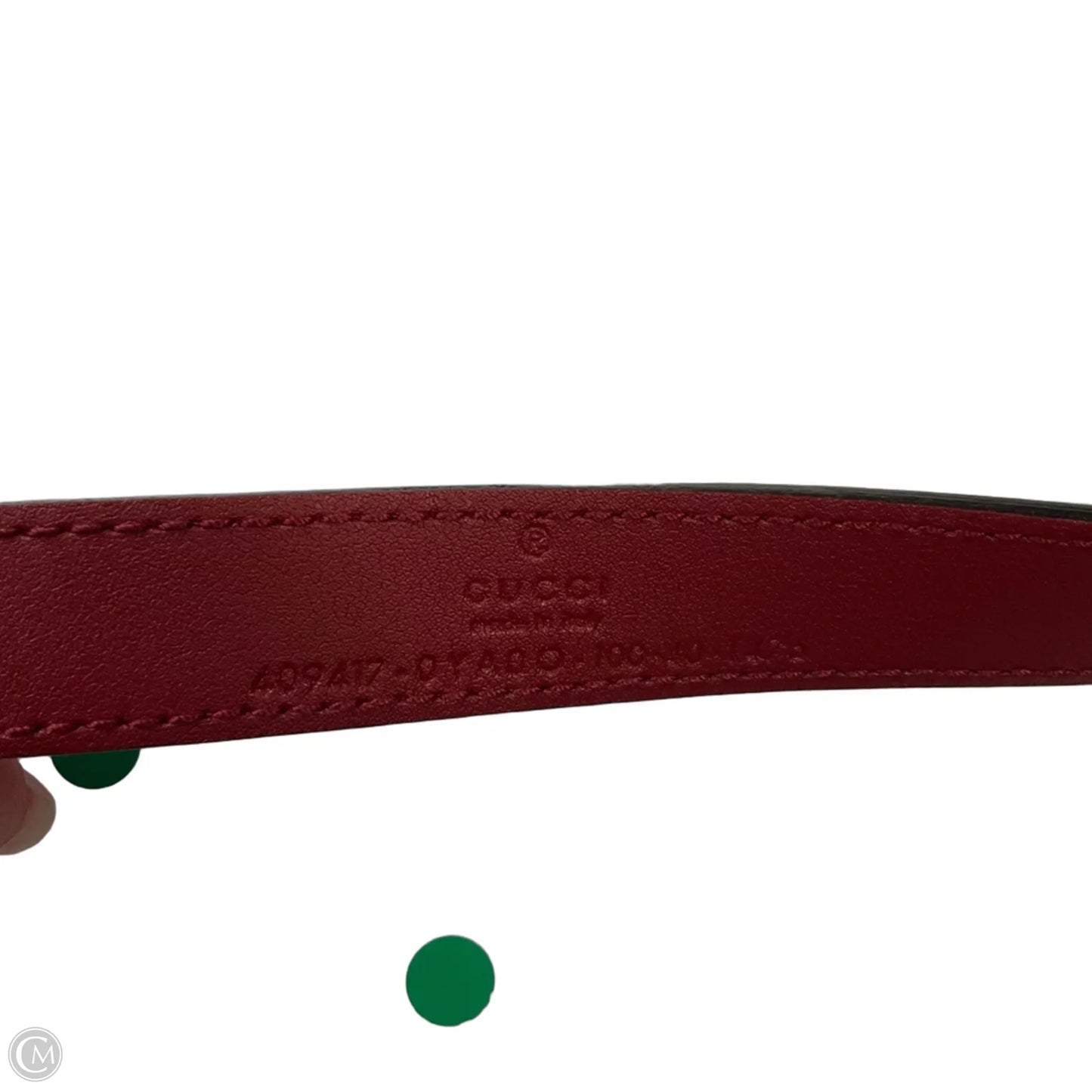 Belt Luxury Designer By Gucci, Size: