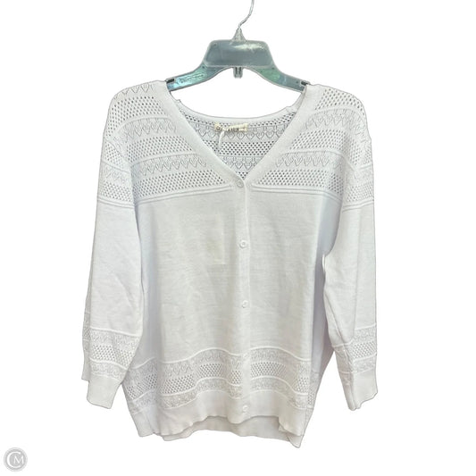 Sweater Cardigan By Grace Karin In White, Size: Xl