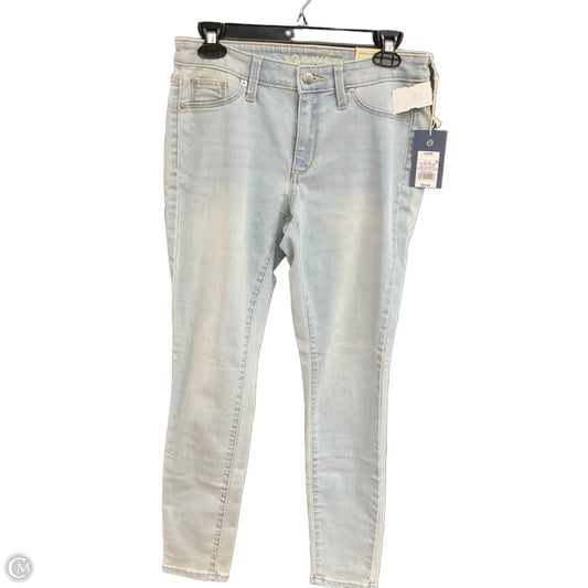 Jeans Skinny By Universal Thread In Blue Denim, Size: 4