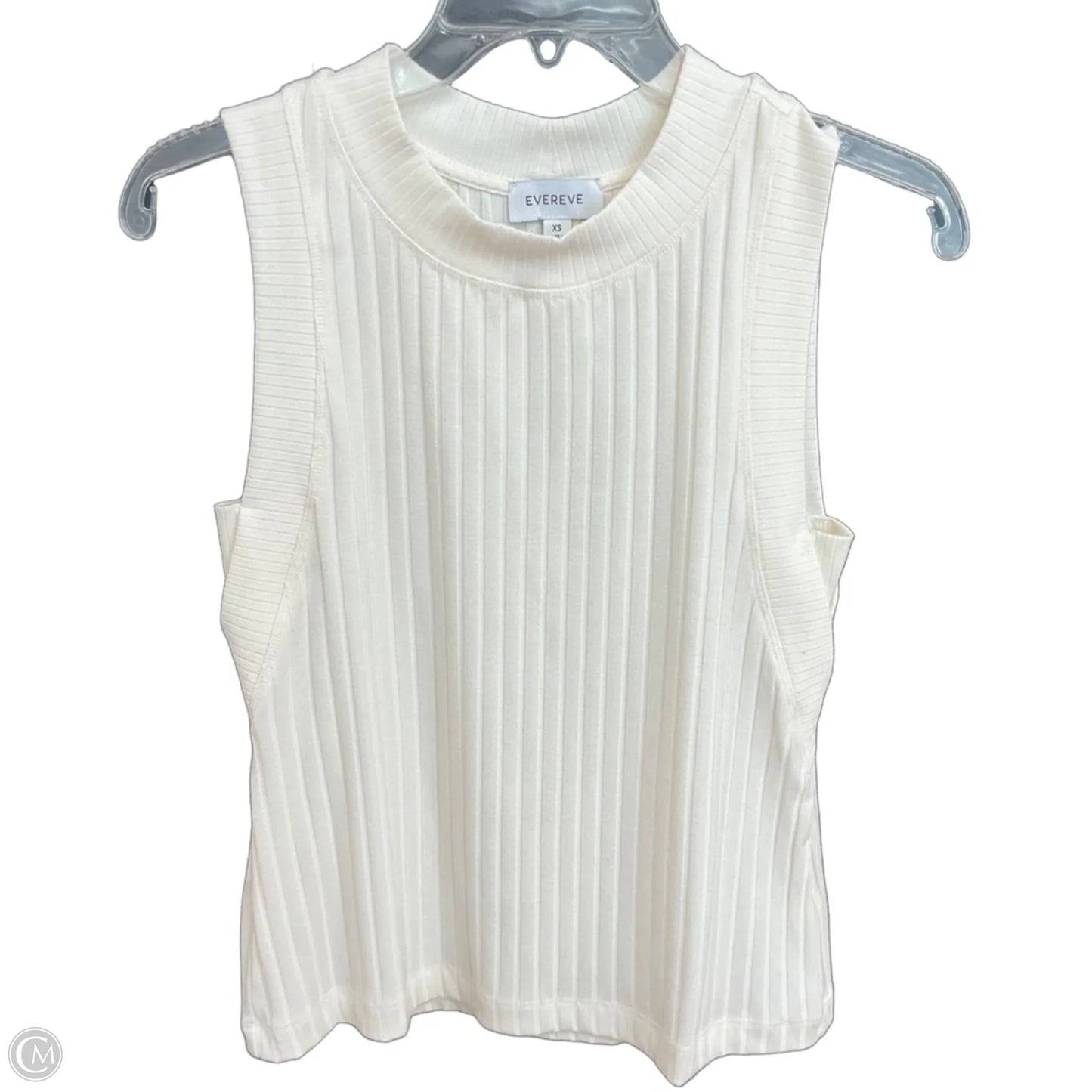 Top Sleeveless By Evereve In Cream, Size: Xs