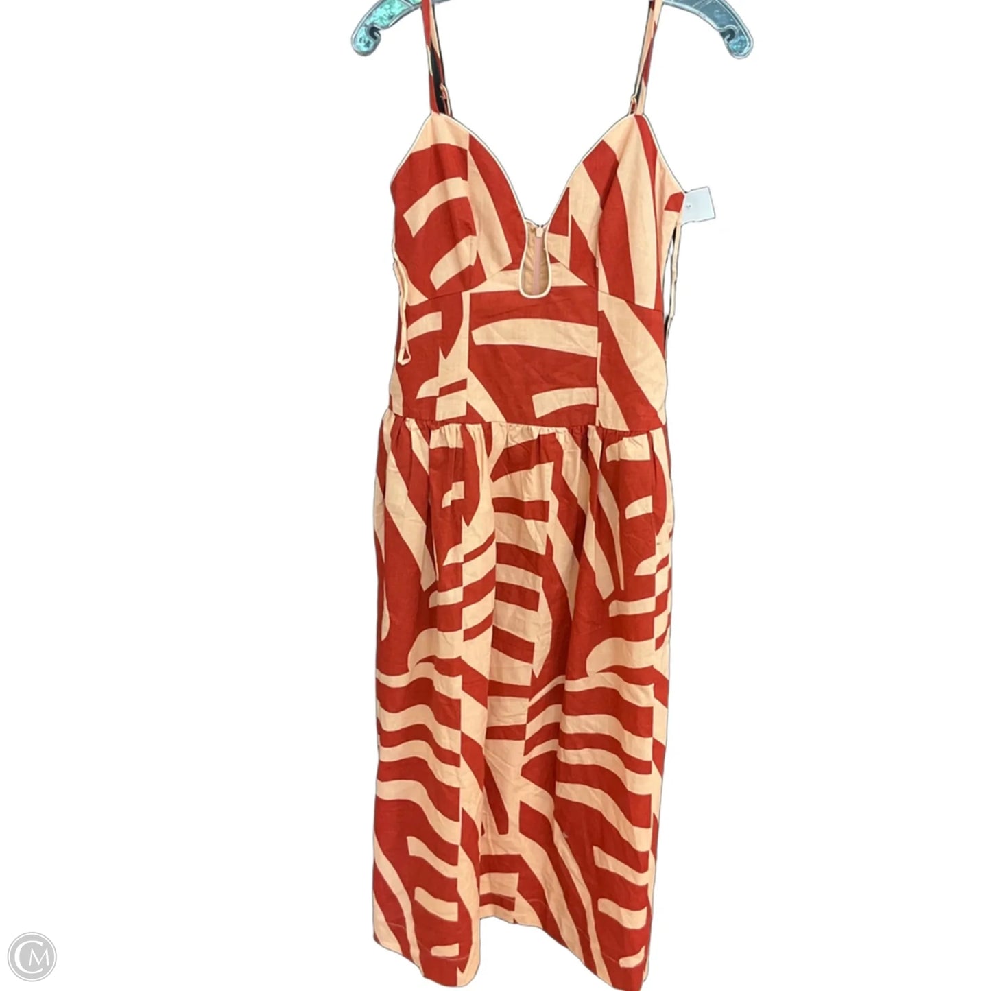 Dress Casual Maxi By Cmb In Orange & Yellow, Size: Xs