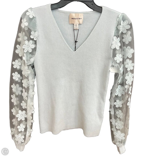Top Long Sleeve By Industry In Blue, Size: S