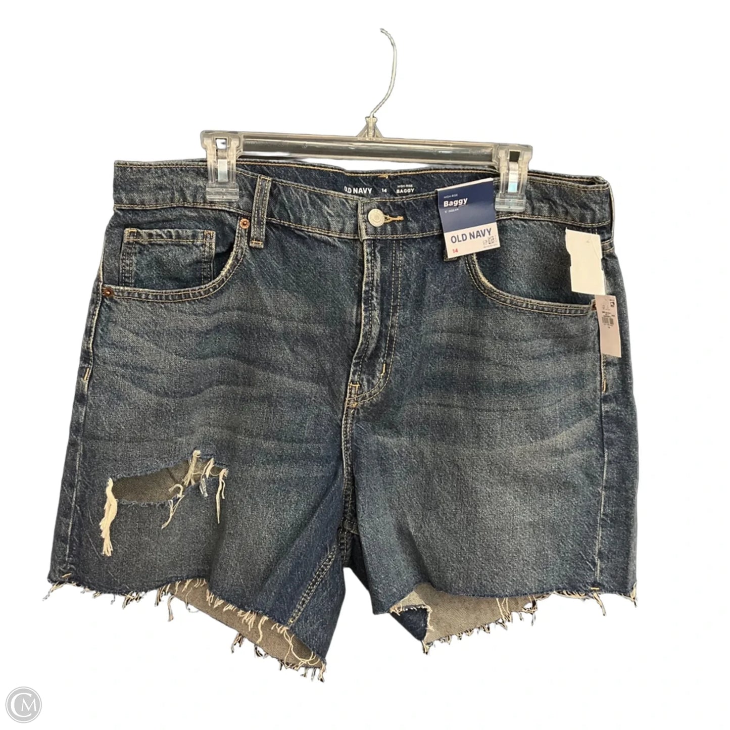 Shorts By Old Navy In Blue Denim, Size: 14